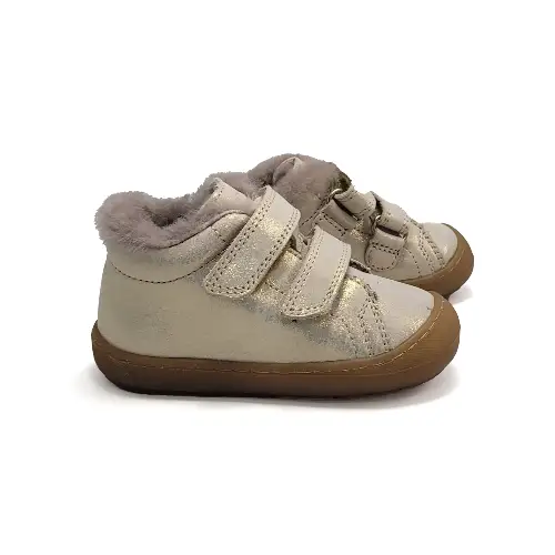 Froddo Gold Fur Baby Velcro Sneaker