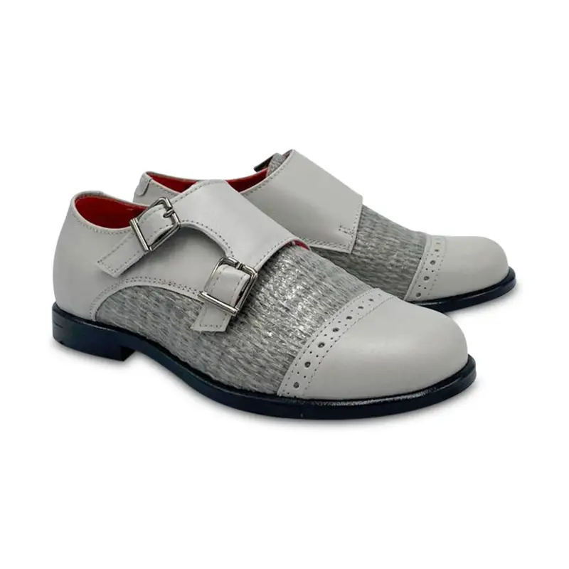 Geppettos Gloss Grey Double Munk Strap