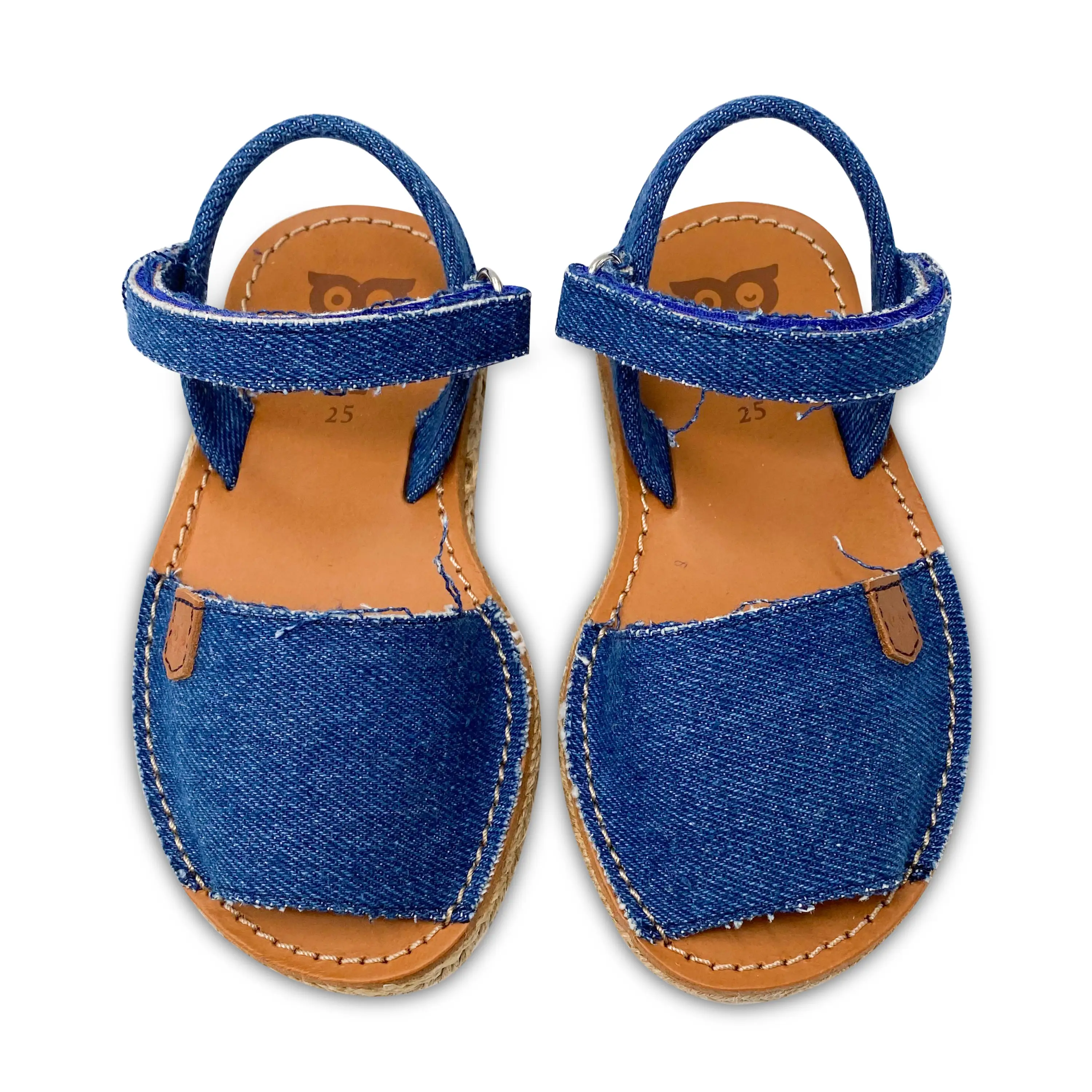 HOO Denim Velcro Sandal - Image 2