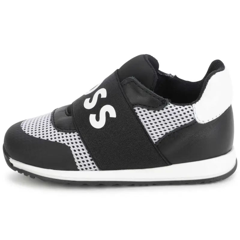 Hugo Boss Black White Mesh Logo Sneaker J09192 - Image 3
