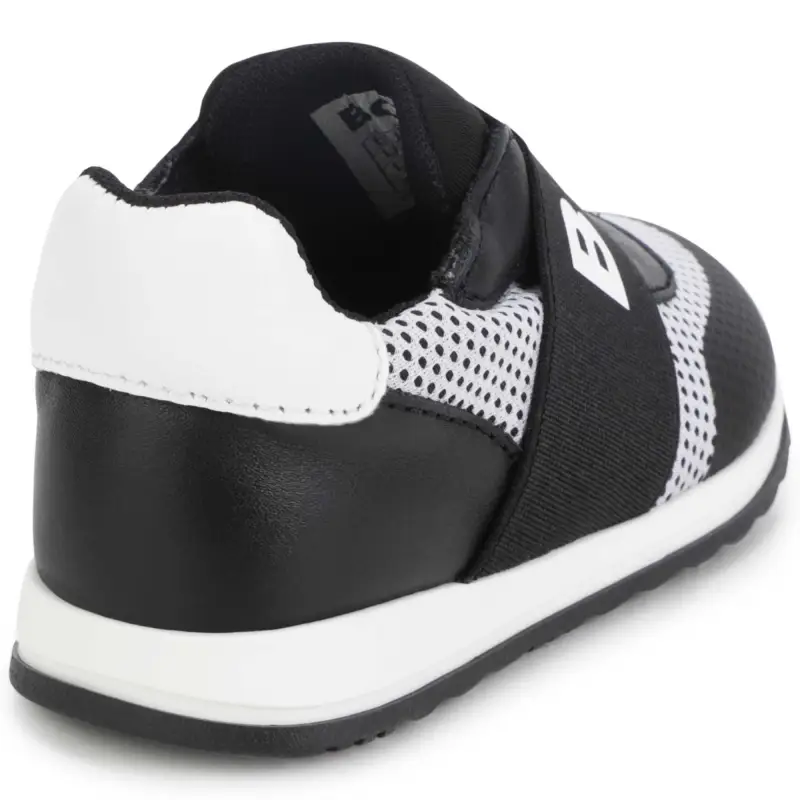 Hugo Boss Black White Mesh Logo Sneaker J09192 - Image 5