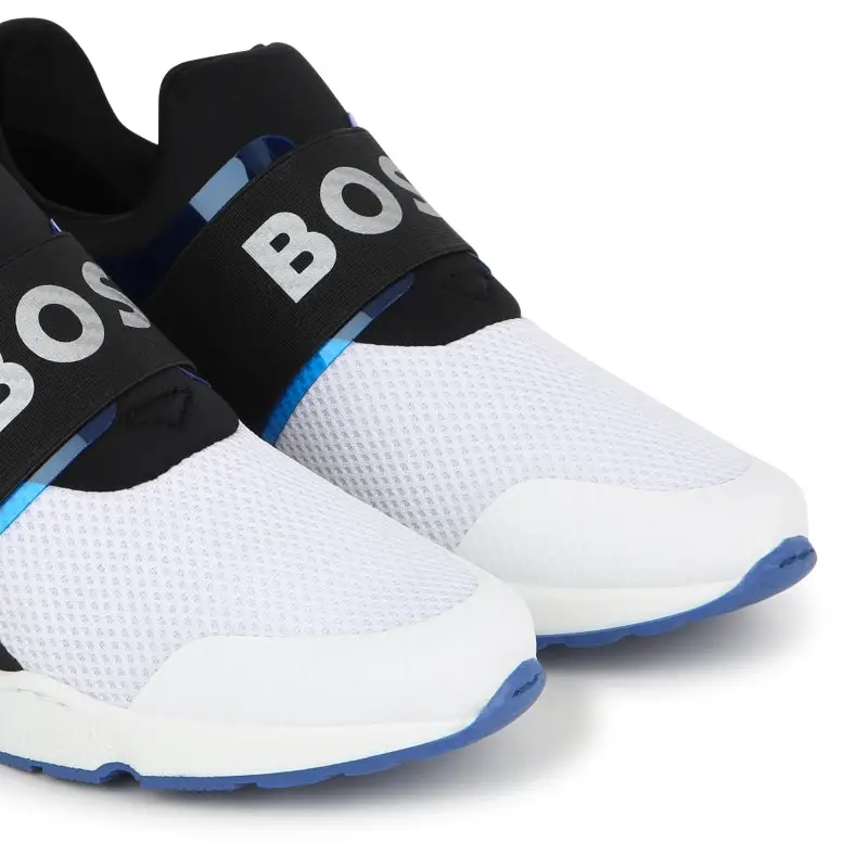 Hugo Boss Electric Blue Mesh Sneaker J50853 - Image 2