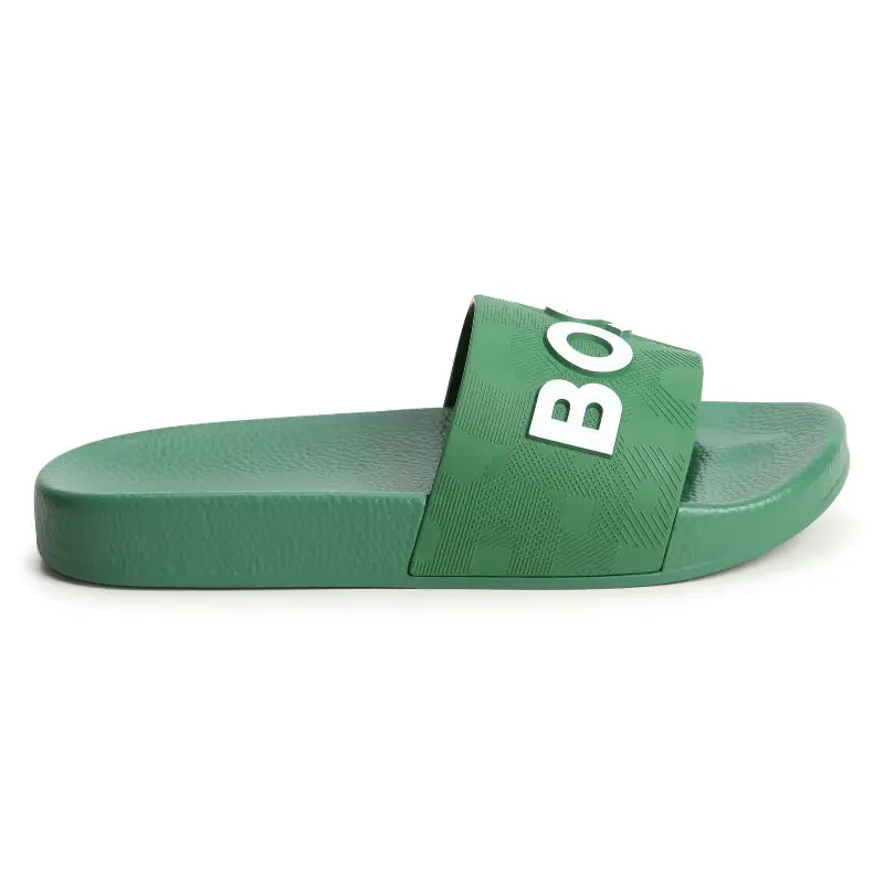 Hugo Boss Khaki Green Slides J50879 - Image 8
