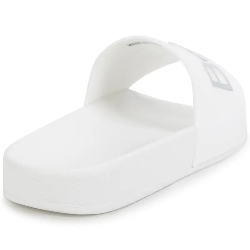Hugo Boss White Silver Logo Slide J19079 - Image 5