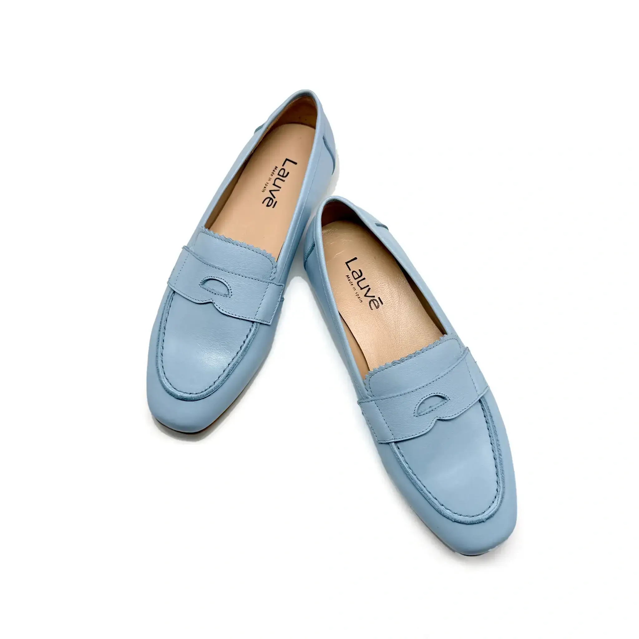 Lauve Sky Blue Penny Loafer - Image 3