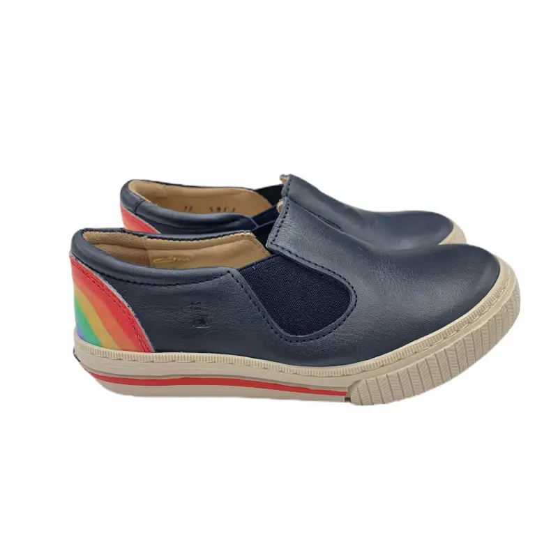 Lindo Navy Rainbow Slip On Sneaker - Image 3