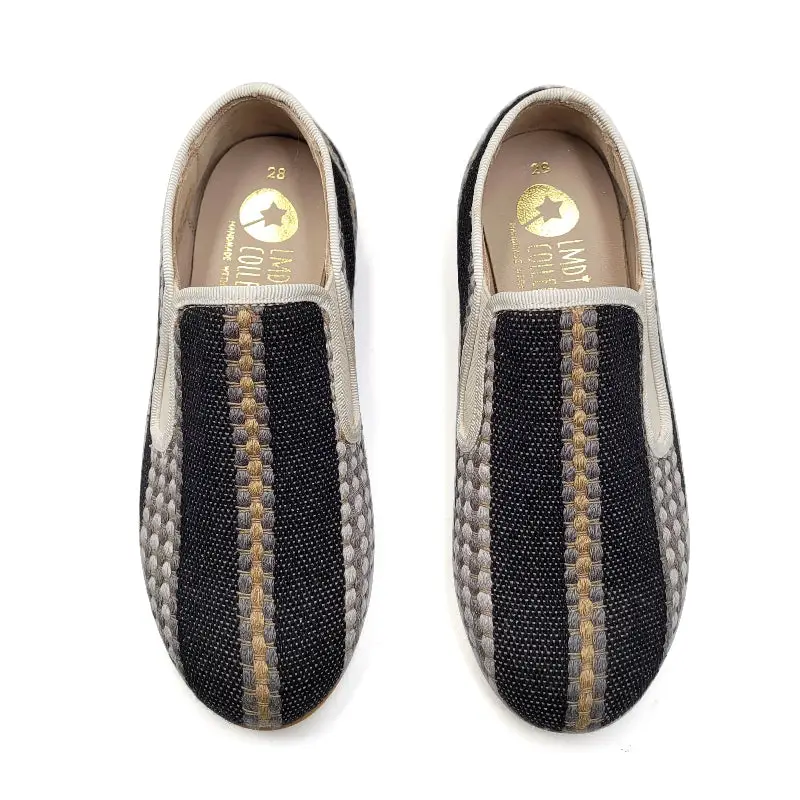 LMDI Black Yarn Smoking Shoe 137159 - Image 2