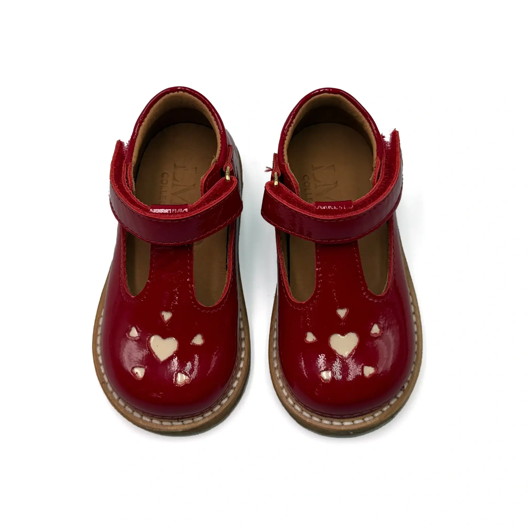 LMDI Cardinal Red First Walker T-Strap - Image 3