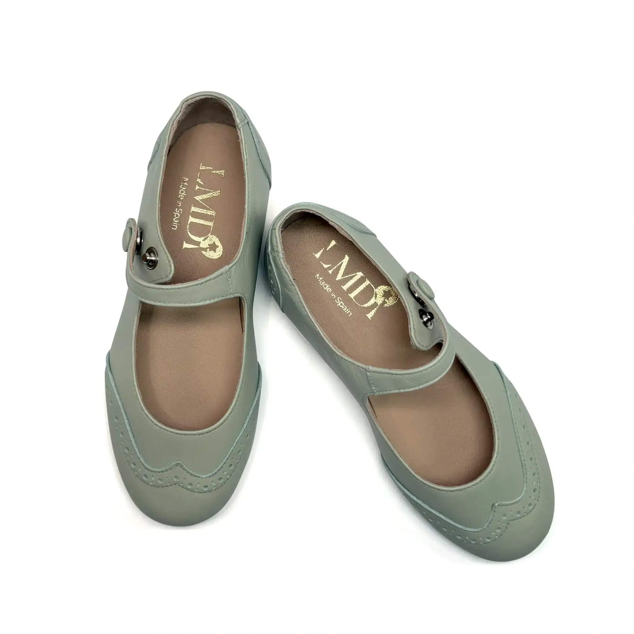 LMDI Doll Mint Leather Wingtip Mary Jane - Image 3
