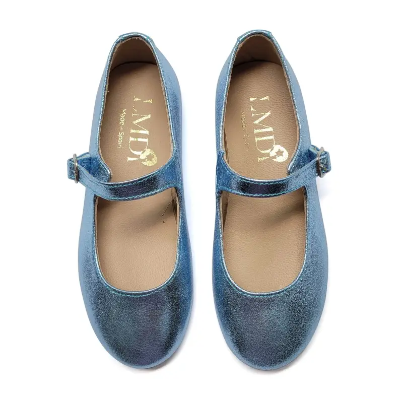 LMDI Iria Blue Azure Metallic Mary Jane - Image 2