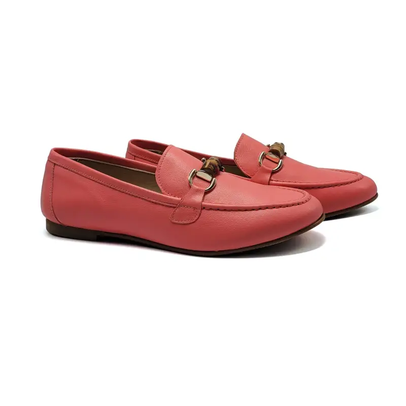 LMDI Silgar Flamingo Coral Slip on Loafer