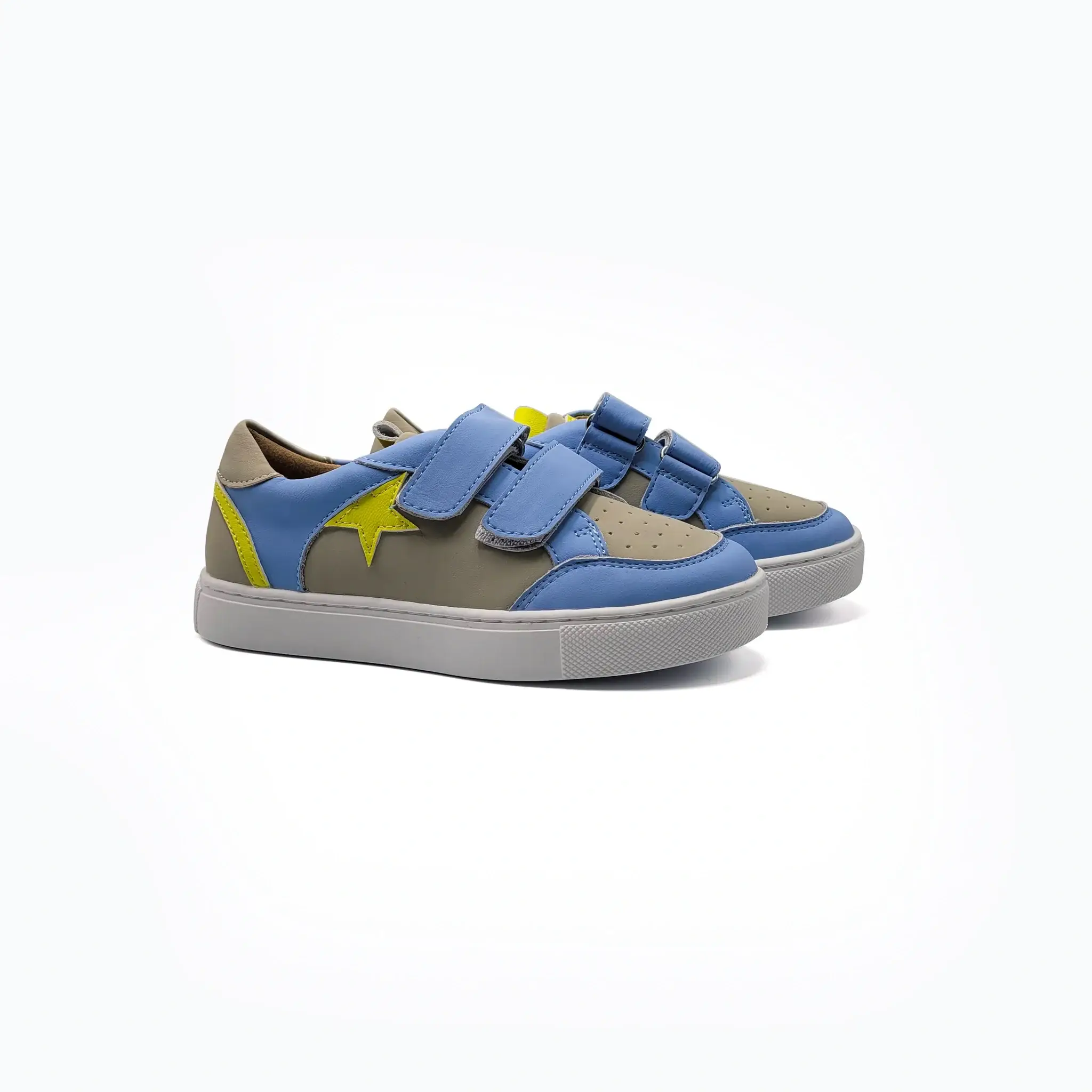 Mamelina Blue Grey Yellow Star Sneaker