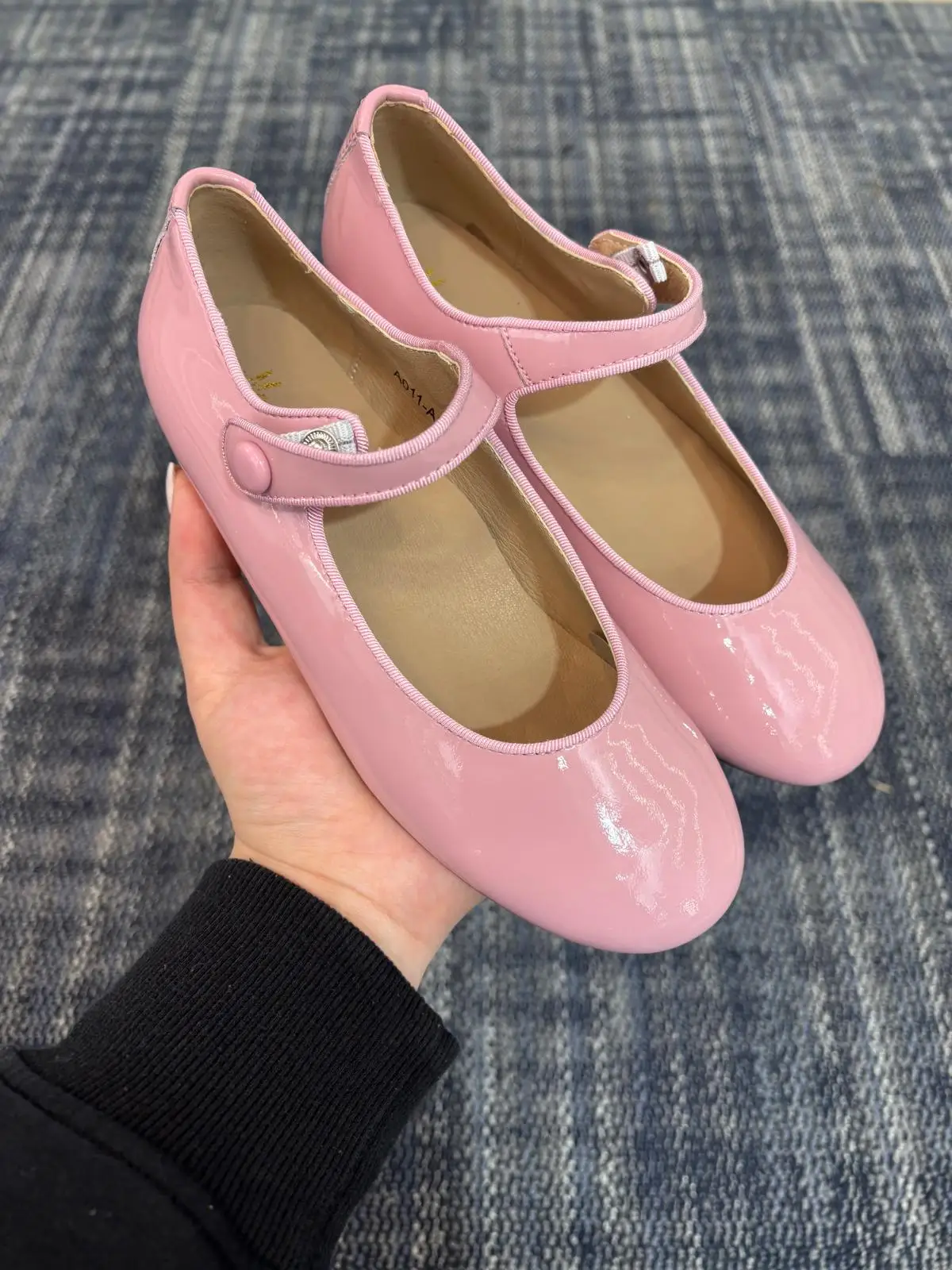 Mamelina Chalk Violet Pink Patent Mary Jane - Image 3