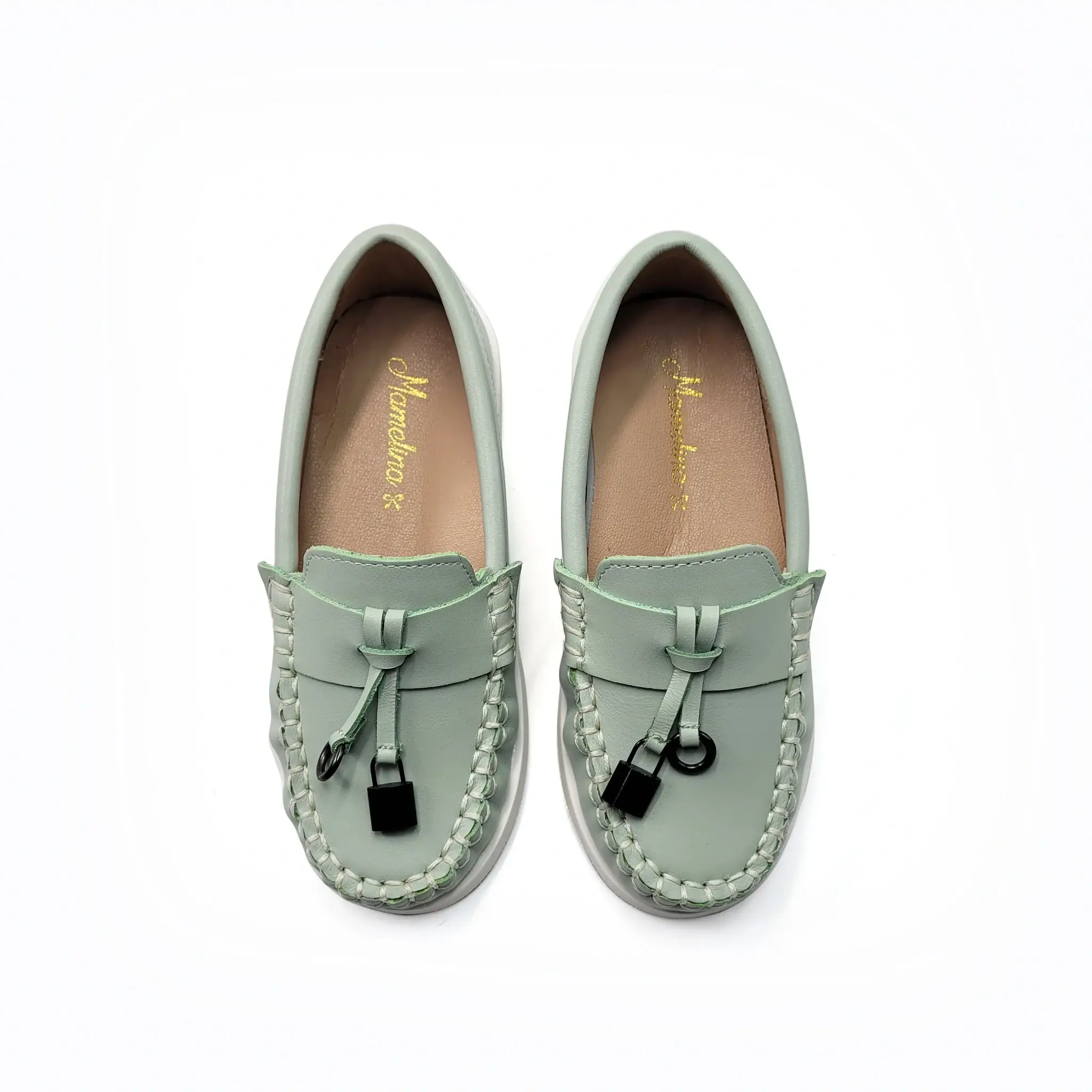 Mamelina Mint Green Charm Loafer - Image 2