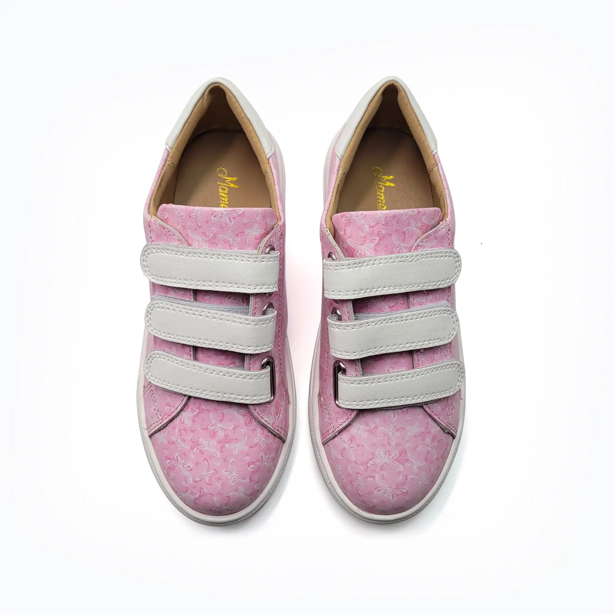 Mamelina Pink Butterfly Velcro Sneaker - Image 2