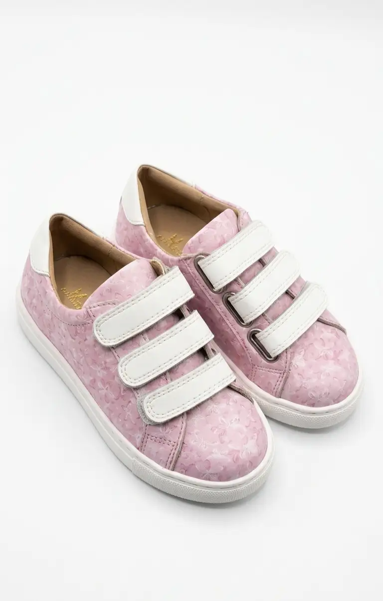 Mamelina Pink Butterfly Velcro Sneaker - Image 3