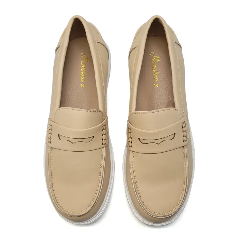 Mamelina Tan Chunky Penny Loafer - Image 2