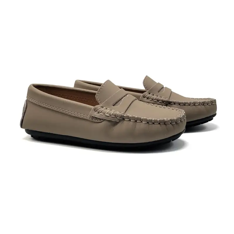 Mamelina Taupe Penny Loafer