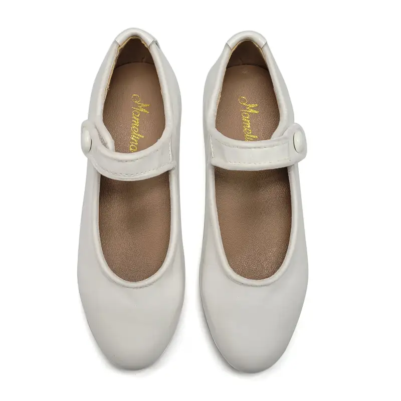 Mamelina White Patent Velvet Piping Mary Jane - Image 2