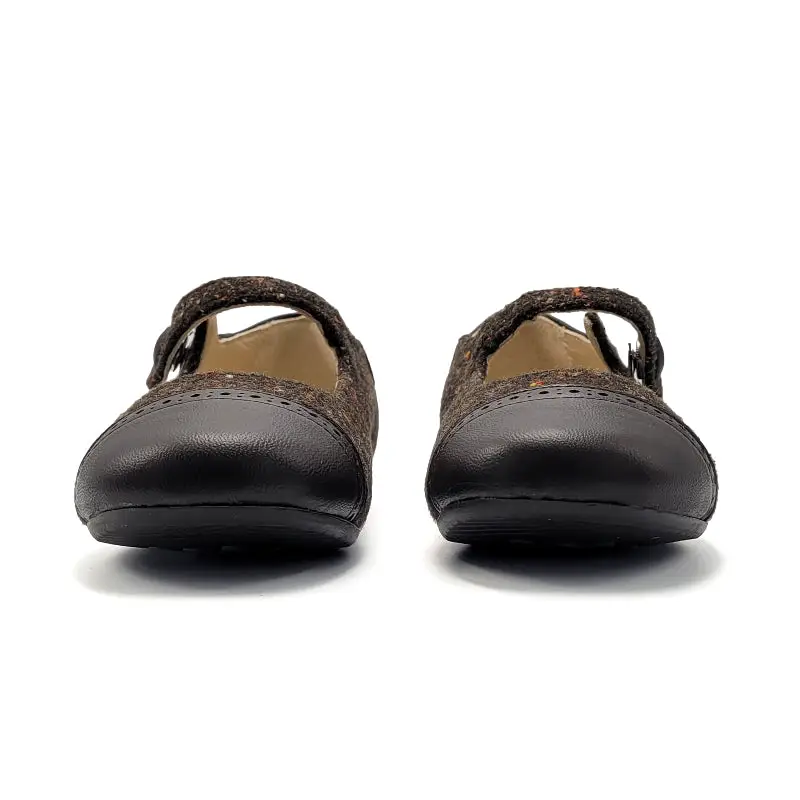 Manuela De Juan ATHALIA Brown Speckled Toe Cap Mary Jane S3141 - Image 2