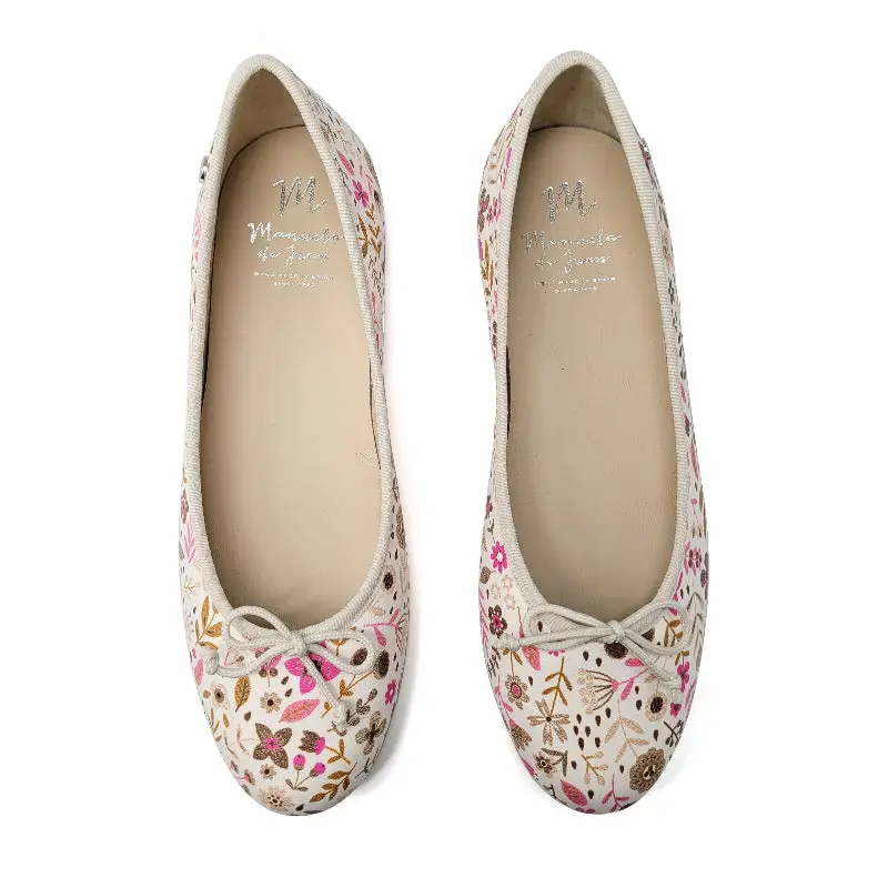 Manuela De Juan Belladona Floral Design Ballet Flat S2373 - Image 2