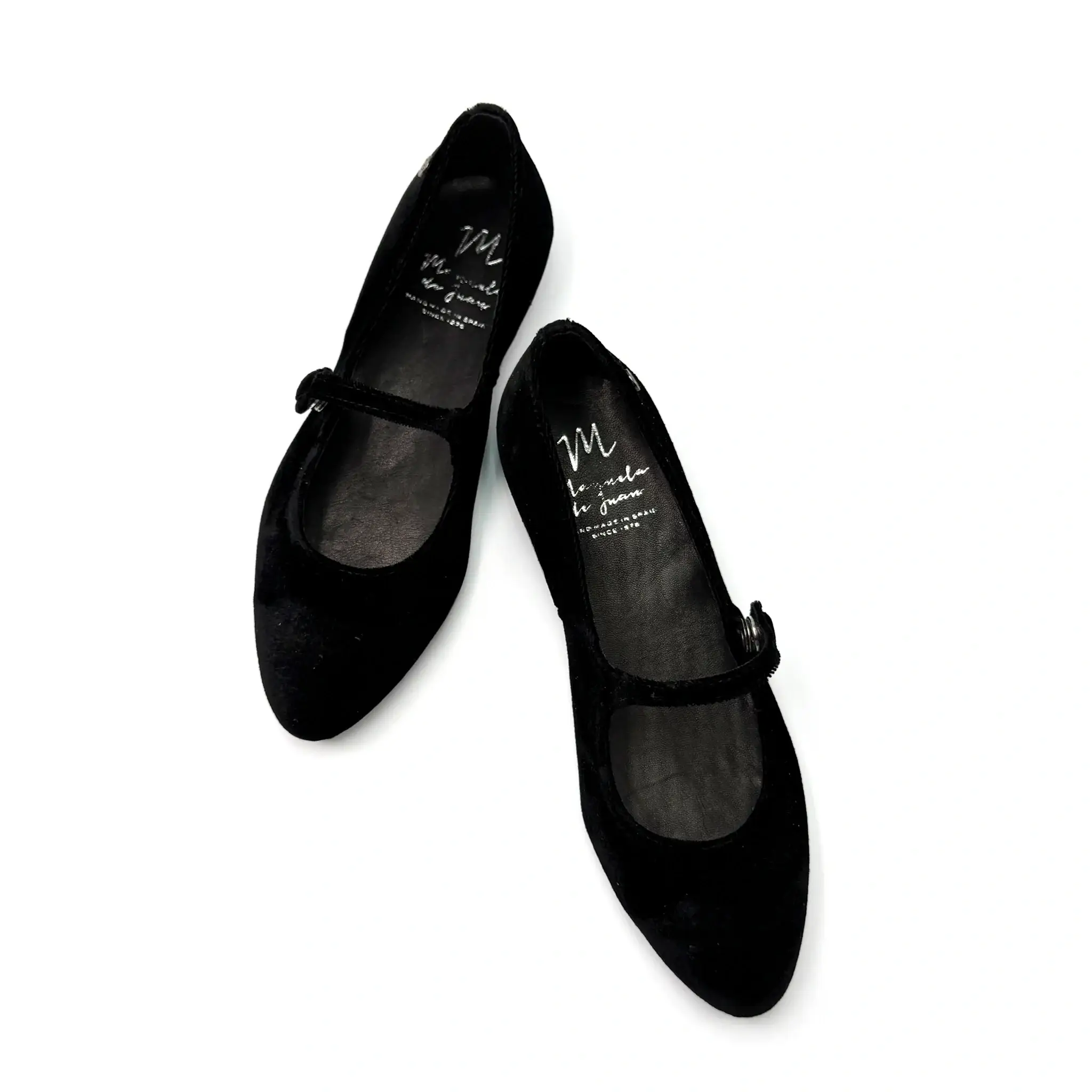 Manuela De Juan Colelle Black Velvet Mary Jane - Image 2