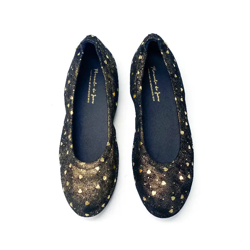 Manuela De Juan Gold Love Ballet Flat - Image 2