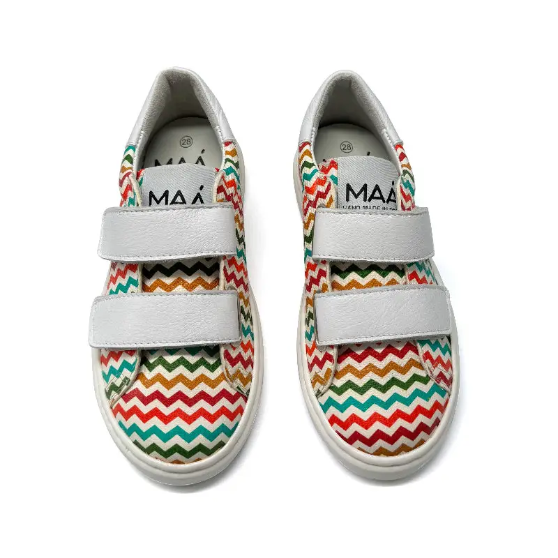 Manuela De Juan Multi Wave Velcro Sneaker C285 Northside - Image 6