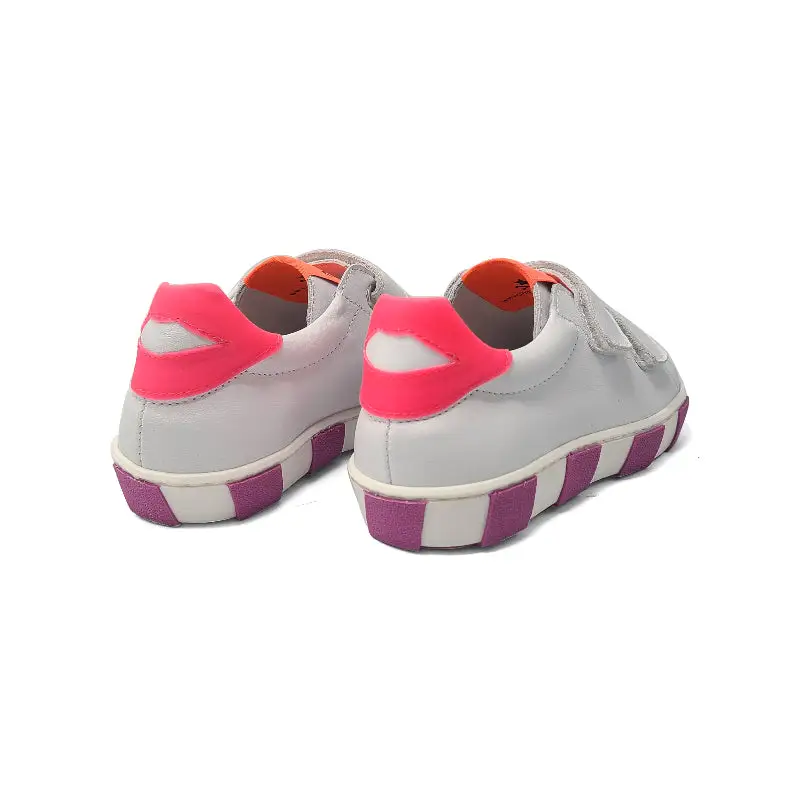 Manuela De Juan White Kiss Purple Sole Sneaker - Image 2