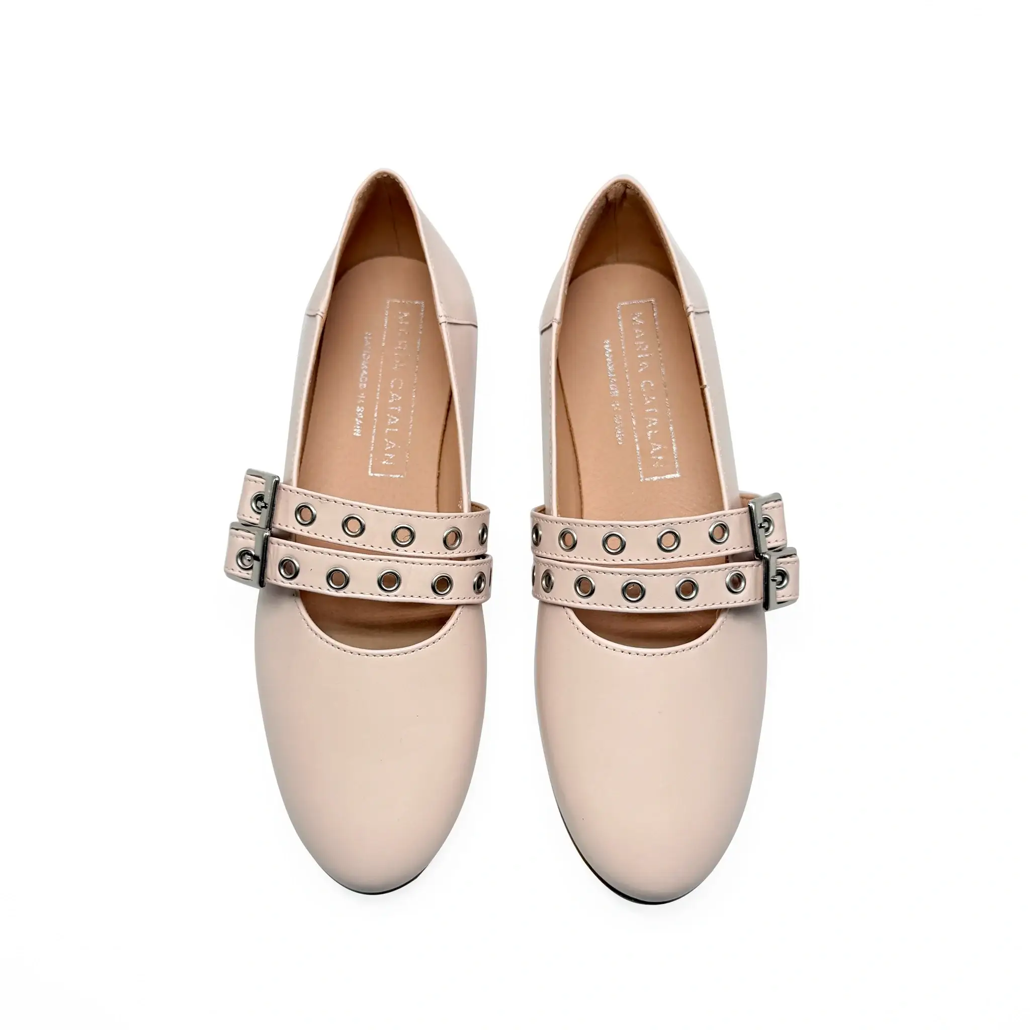 Maria Catalan Baby Pink Double Strap Mary Jane - Image 3