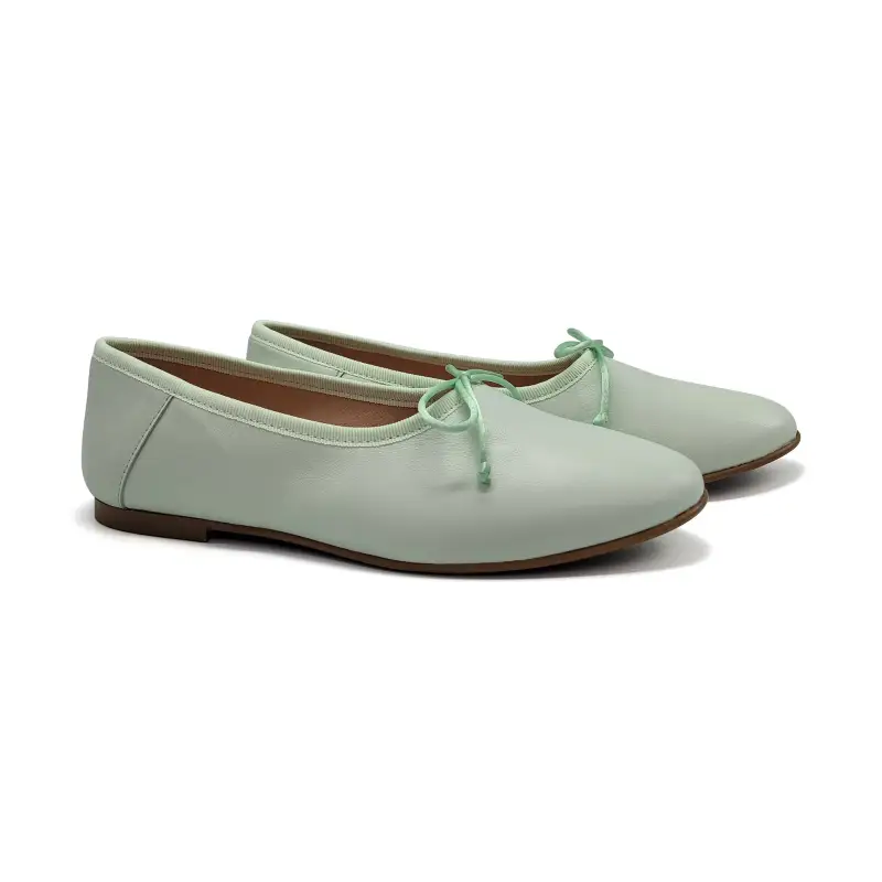 Maria Catalan Mint High Cut Ballet Flat