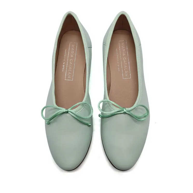 Maria Catalan Mint High Cut Ballet Flat - Image 3