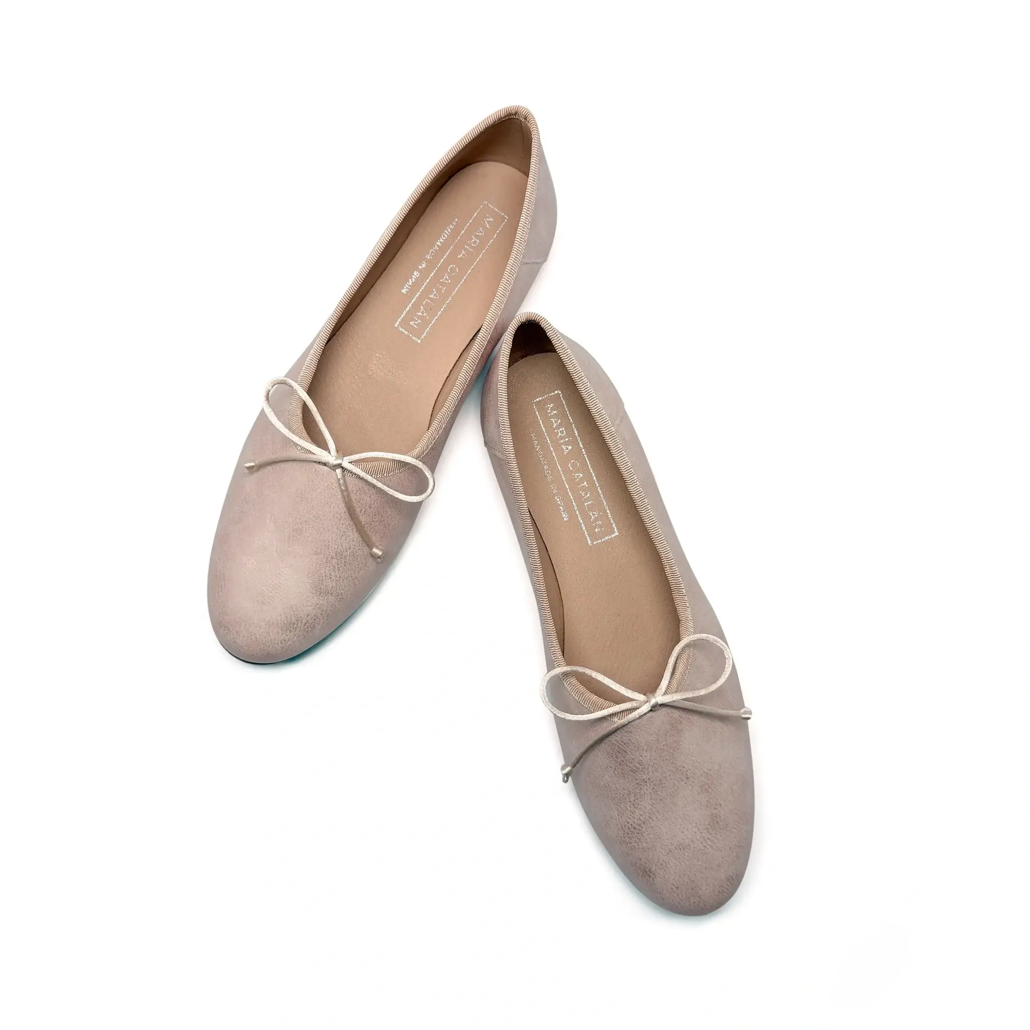 Maria Catalan Pink Shimmer Ballet Flat - Image 3
