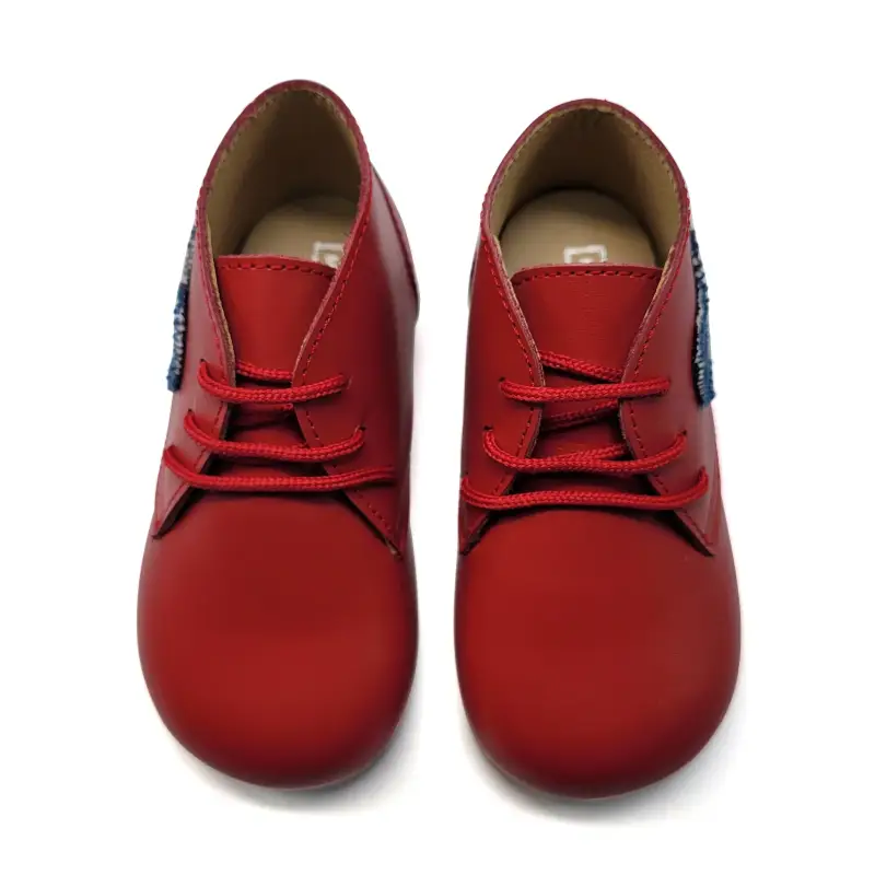 Maria Catalan Red Apple Lace Toddler Shoe - Image 2
