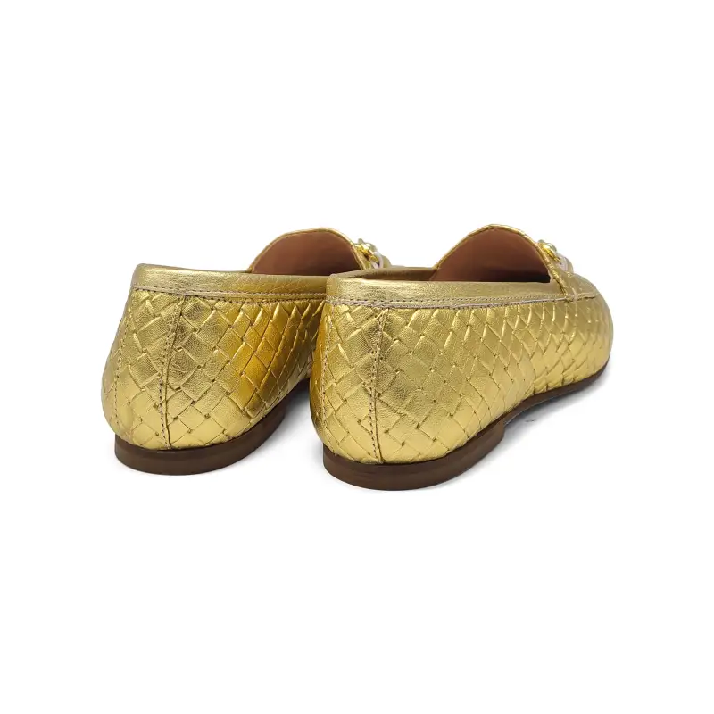 Maria Catalan Smokin Gold Basket Slip On - Image 3