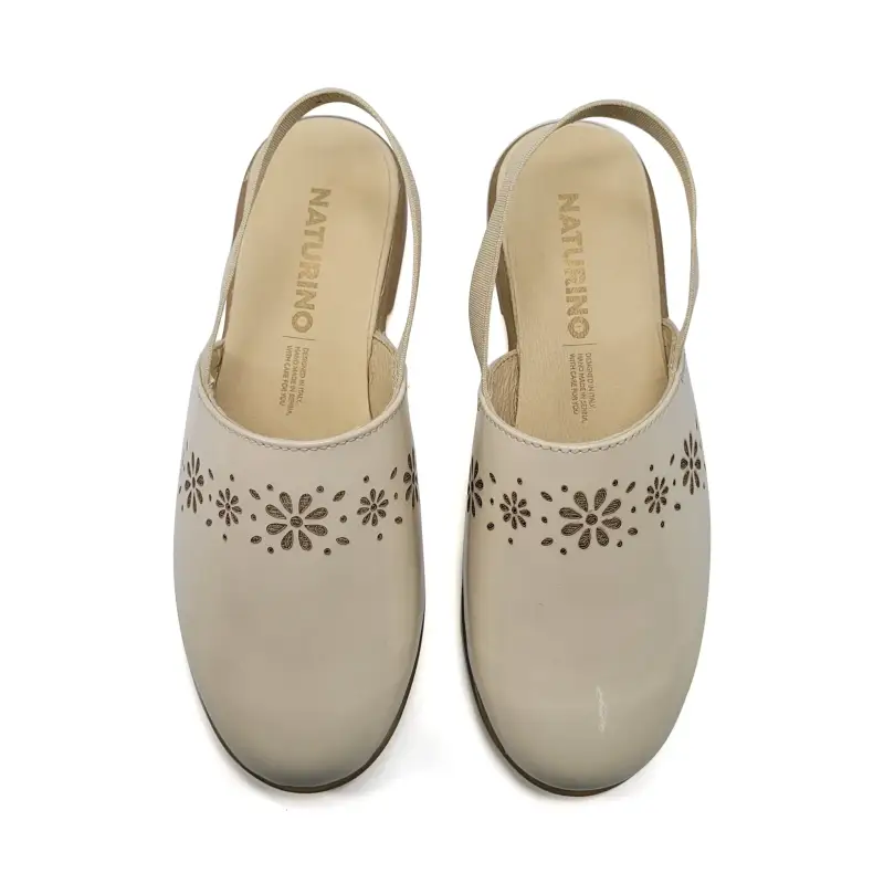 Naturino Callais Beige Platinum Slingback - Image 2