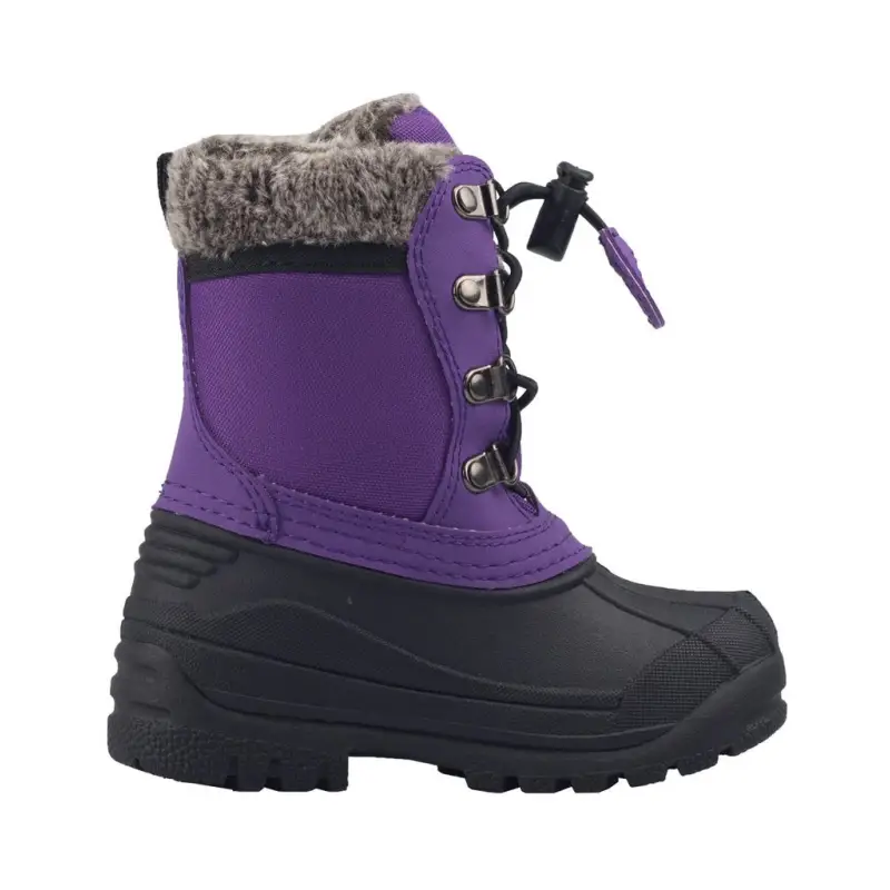 Oaki Black and Purple Velcro Snow Boot - Image 6