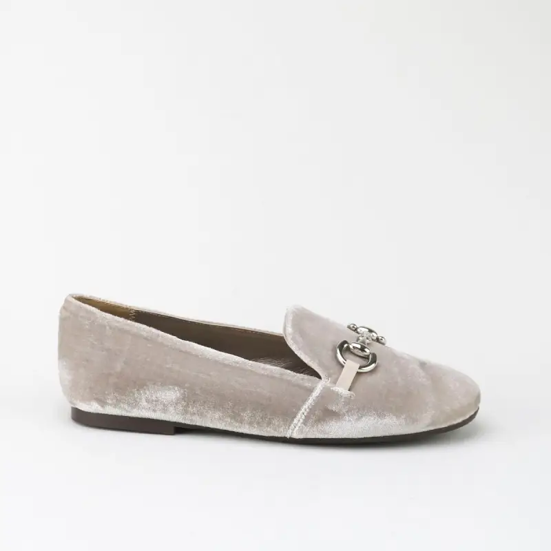 Papanatas Beige Velvet Chain Velvet