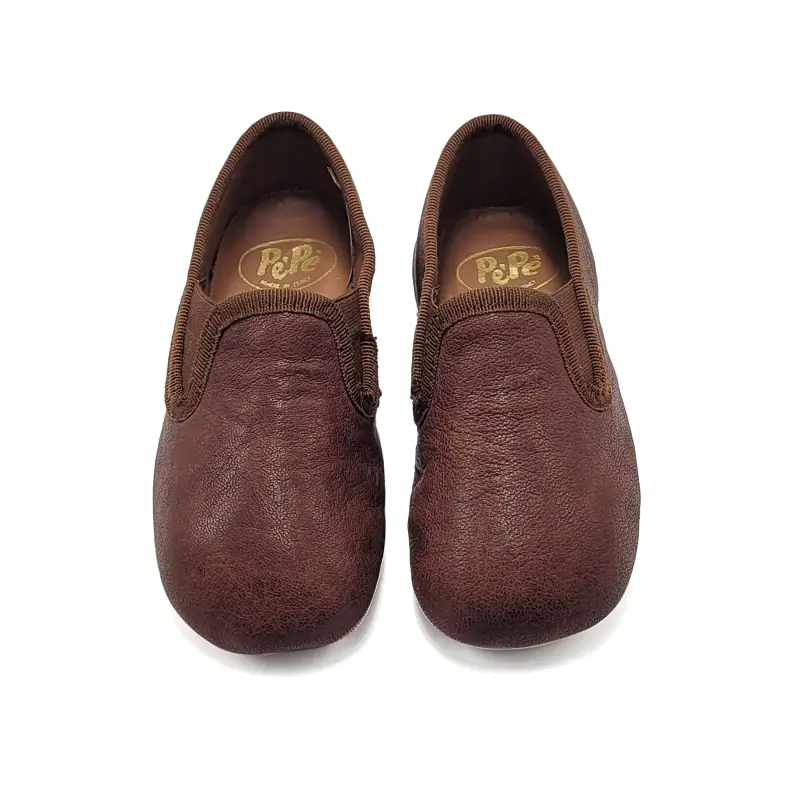Pepe' Wood Brown Soft Smoking Slip On 280 - Image 3