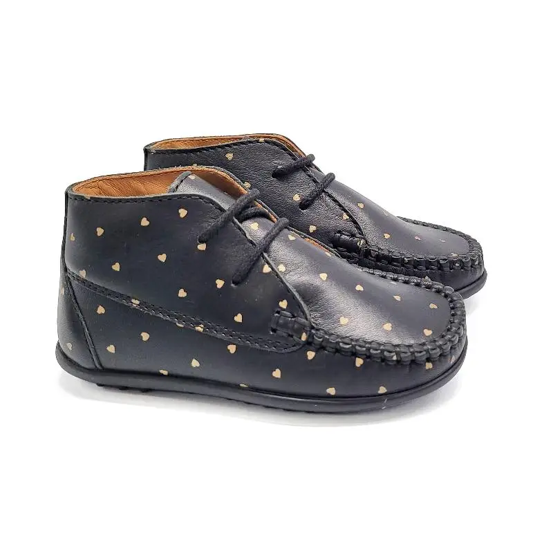 Porte Golden Heart Lace Baby Bootie