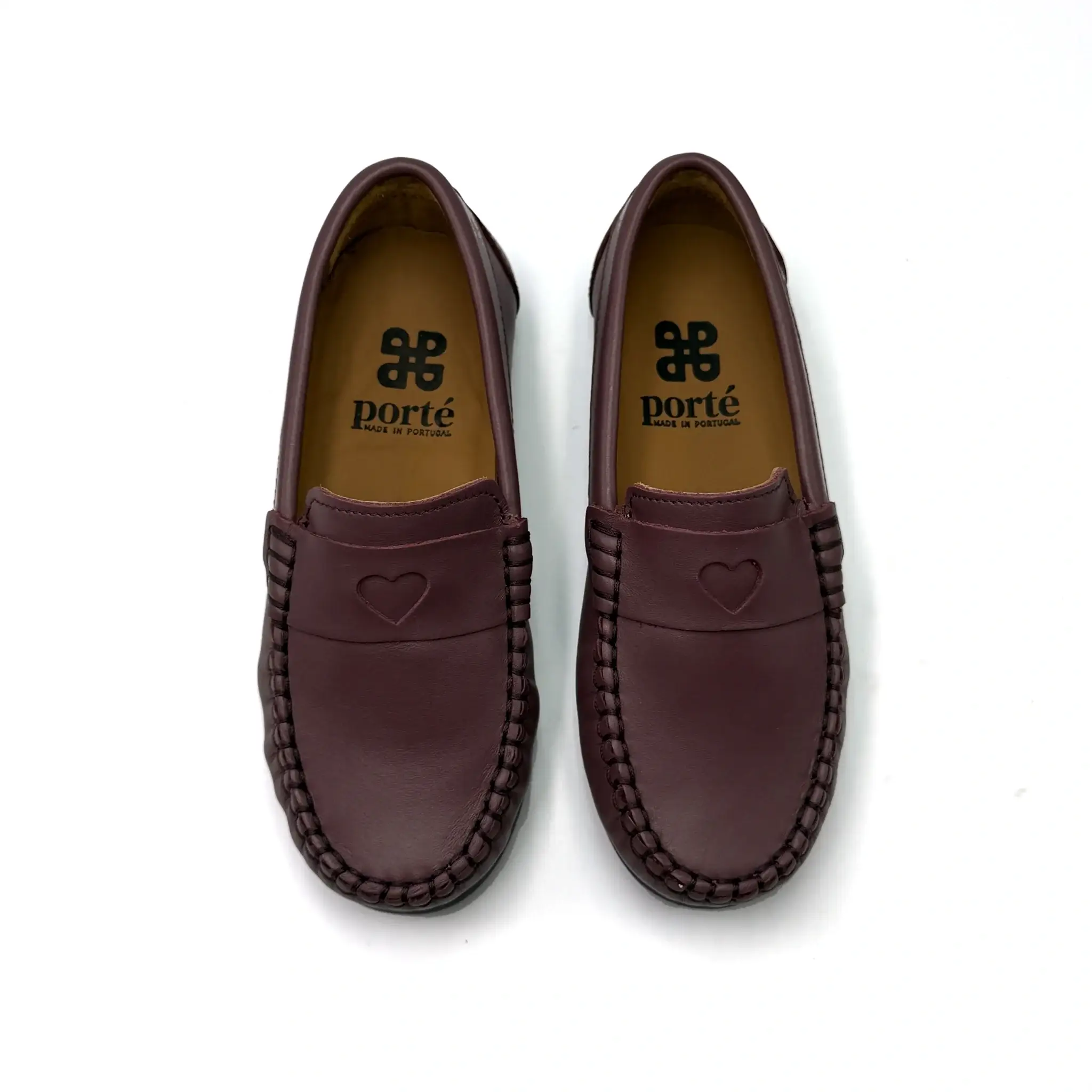 Porte Plum Leather Heart Loafer - Image 2