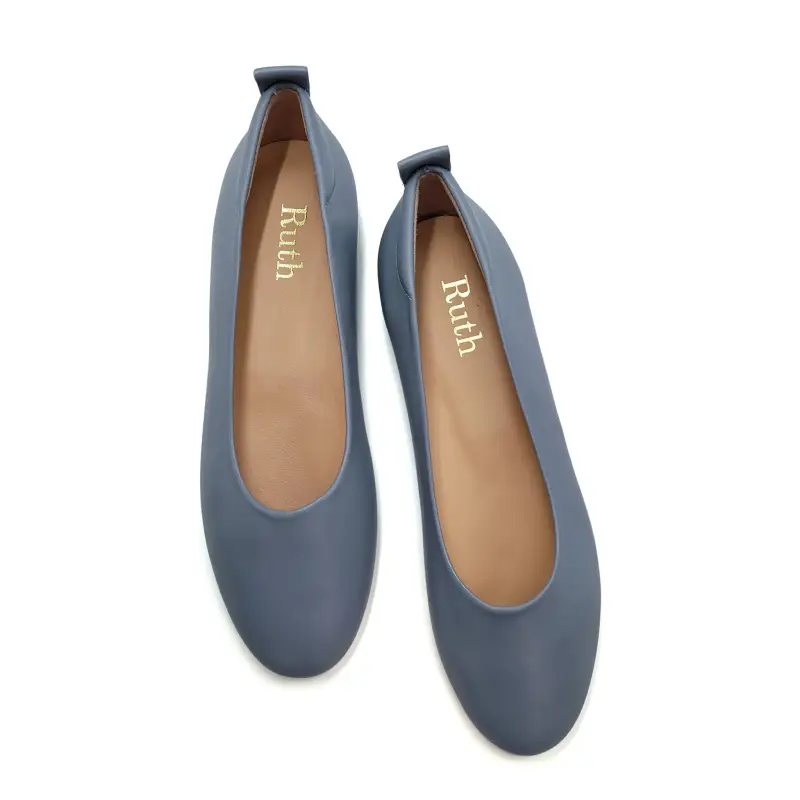 Ruth Secret Baby Blue Ballet Flat - Image 3