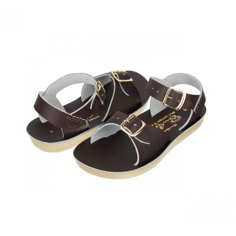 Salt Water Brown Surfer Sandal - Image 2
