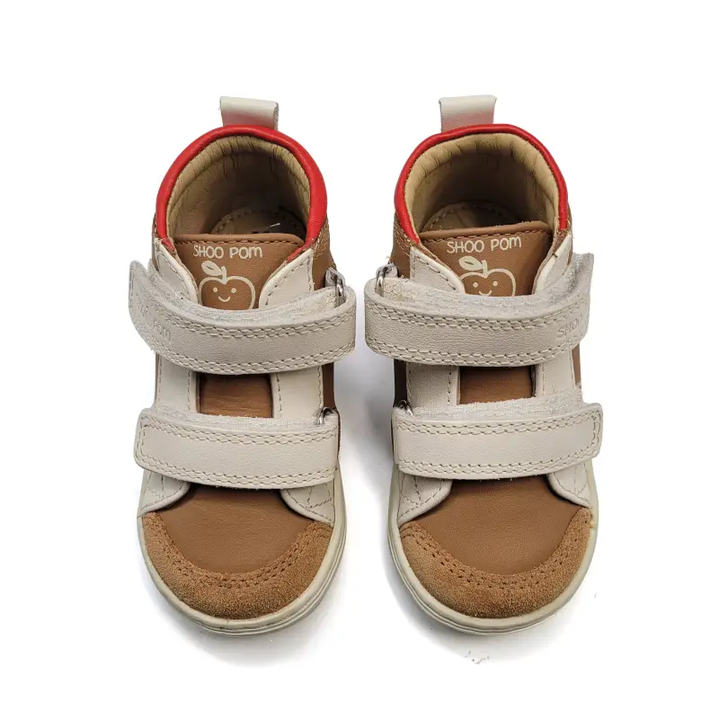 Shoo Pom Bouba Light Camel Velcro Sneaker - Image 2