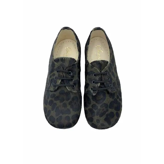 Sonatina Duke Green Leopard Lace Up - Image 2
