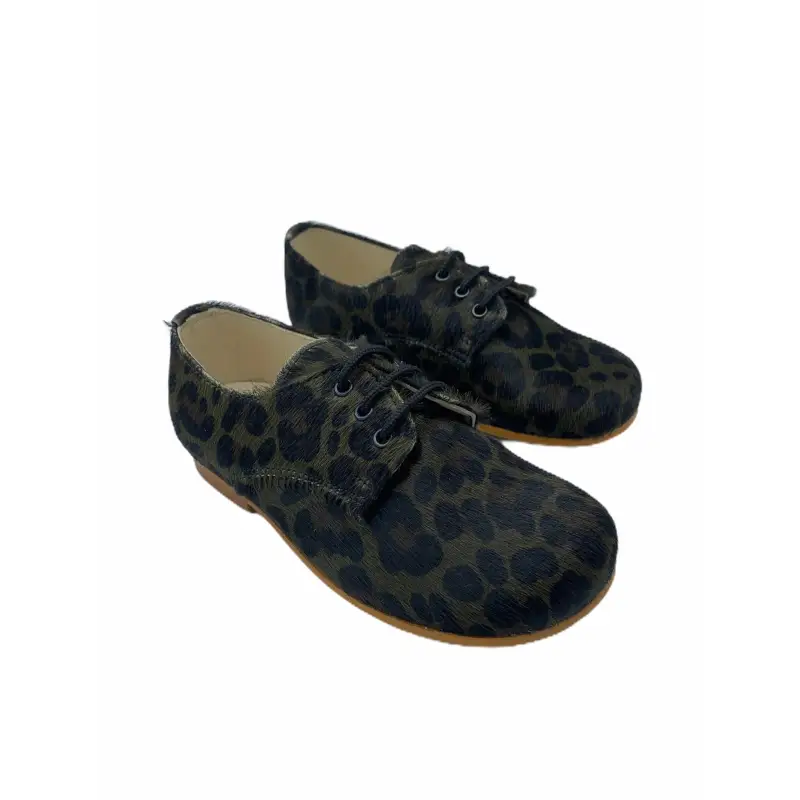 Sonatina Duke Green Leopard Lace Up - Image 3