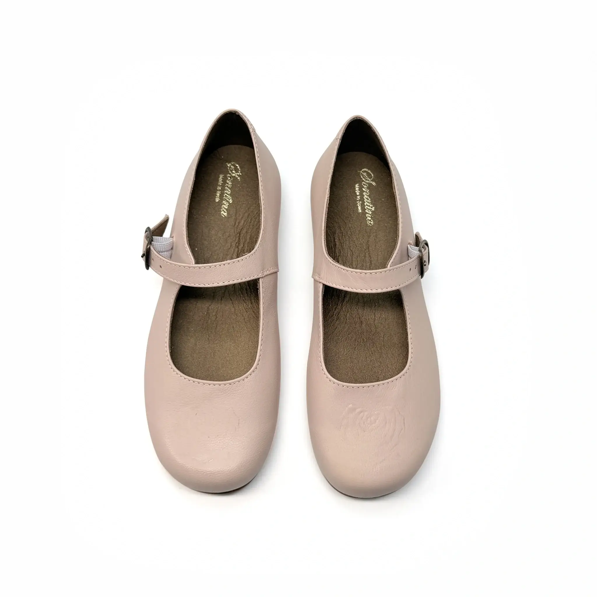 Sonatina Ivana Powder Pink Flower Imprint Mary Jane - Image 2