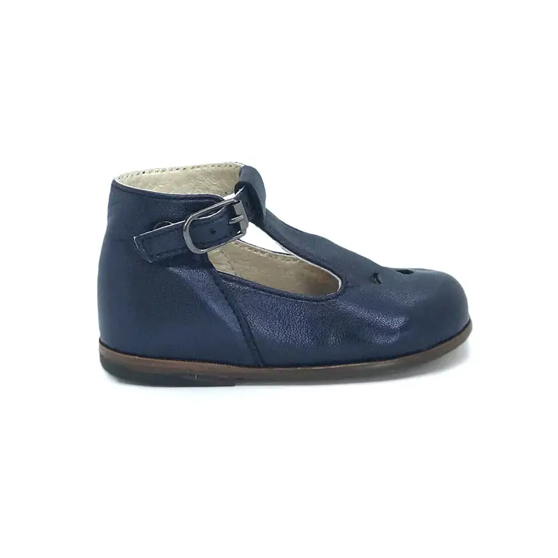 The Eugens Evgenia Ocean Blue Shimmer T-Bar First Walker Toddler - Image 3