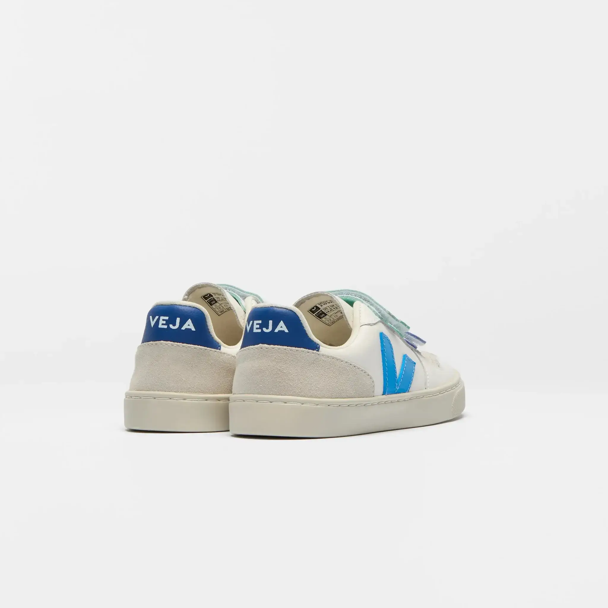 Veja White Egee Triple Velcro Sneaker - Image 3