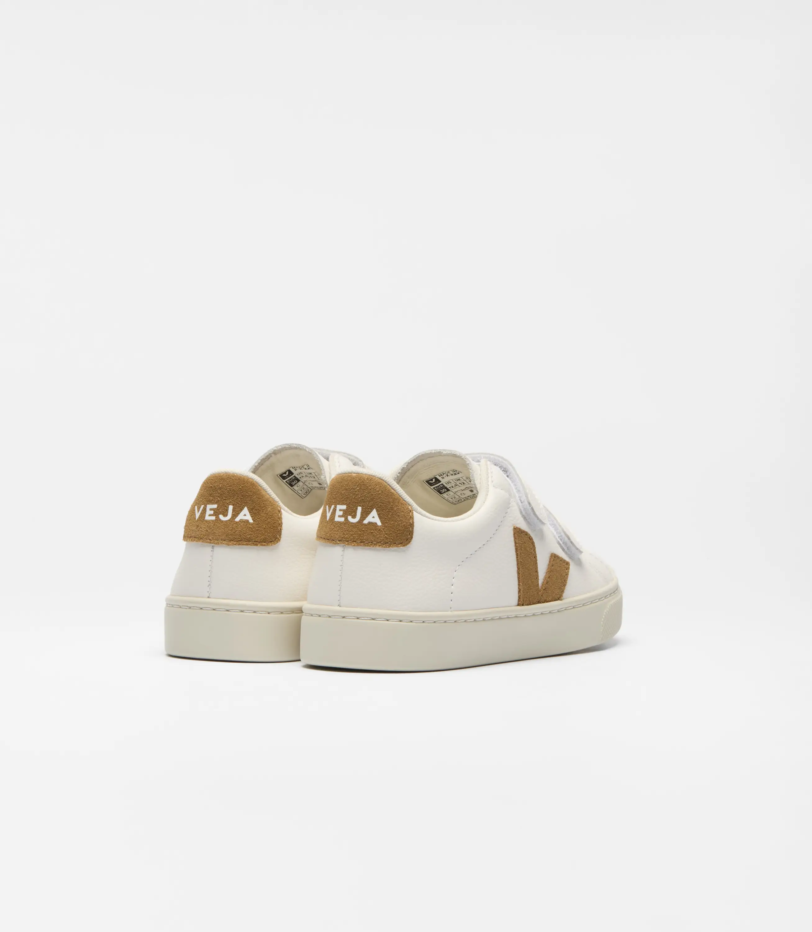 Veja White Tent Velcro Sneaker - Image 3